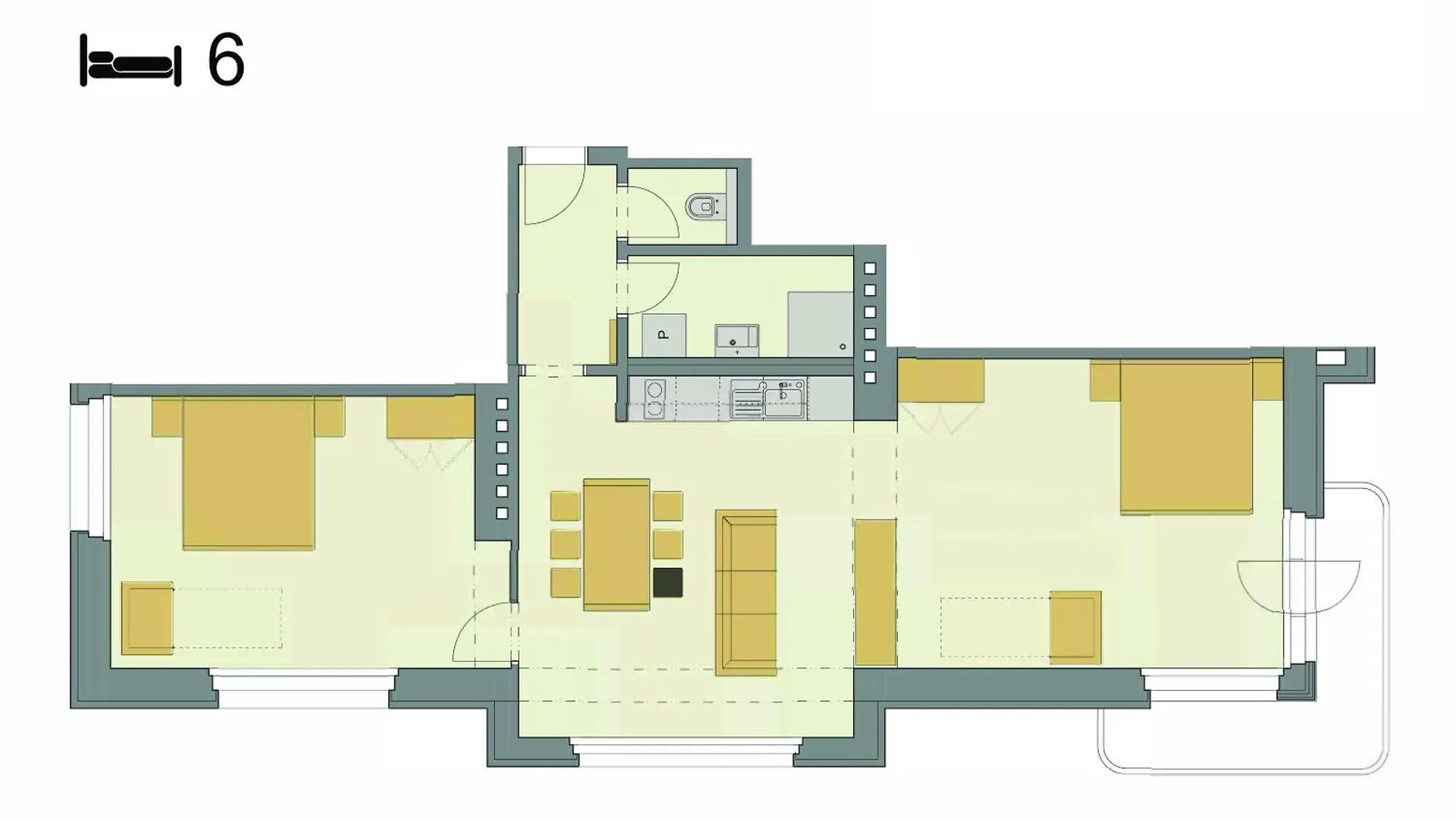 Downtown Suites Belohorska Praga Appartamento